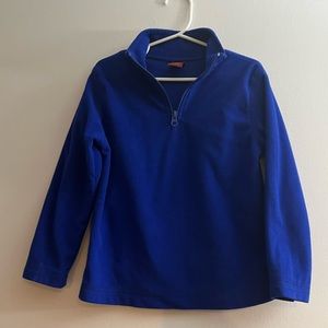Kids Arizona Royal Blue 1/4 Zip Fleece size 4